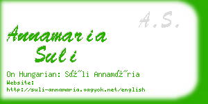 annamaria suli business card